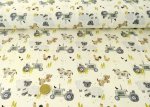 Happy Farm Hilco French Terry brushed with farm motifs